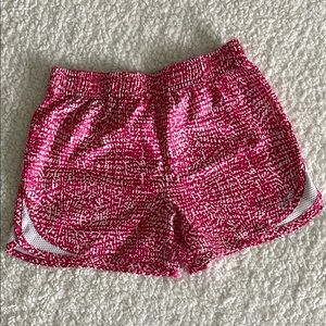 bcg  Athletic Shorts with Reflective Fabric pink size large (12-14)